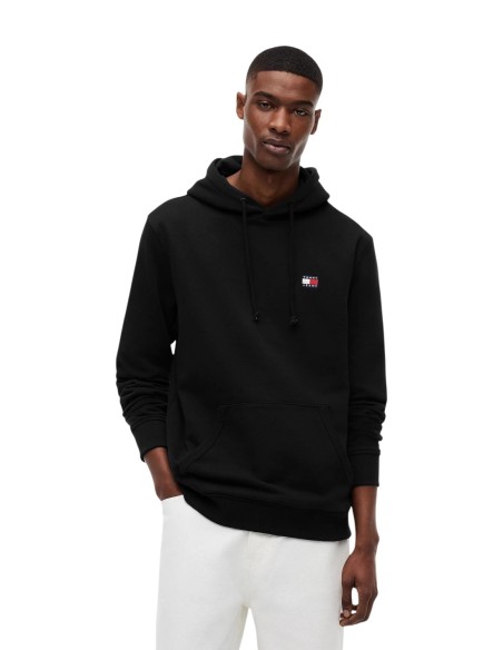 Sweat homme noir capuche Tommy Hilfiger Jeans