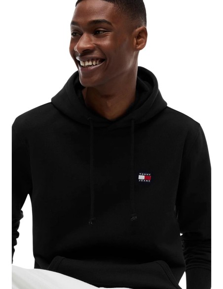 Sweat homme noir capuche Tommy Hilfiger Jeans