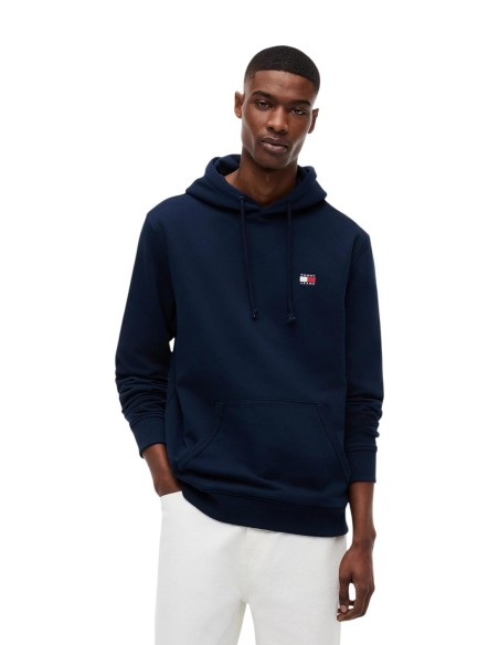 Sweat homme bleu capuche Tommy Hilfiger Jeans
