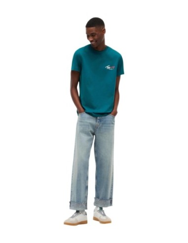 T?shirt homme vert coton bio Tommy Hilfiger Jeans