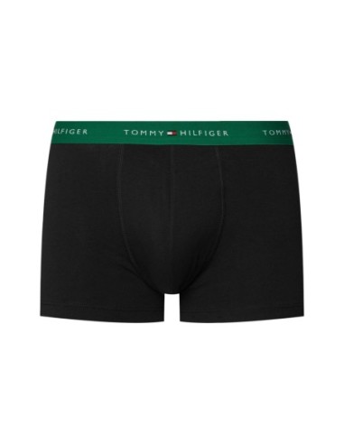 Boxer court homme bleu Hilfiger – lot de 3 coton organique