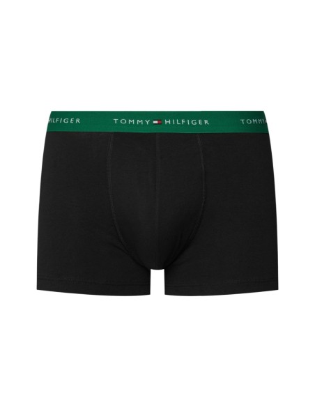 Boxer court homme bleu Hilfiger – lot de 3 coton organique