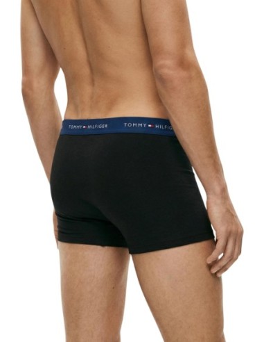 Boxer court homme noir Hilfiger – lot de 3 coton organique