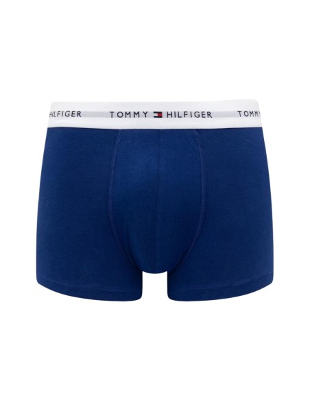 Boxer court homme vert Hilfiger – lot de 3 coton stretch