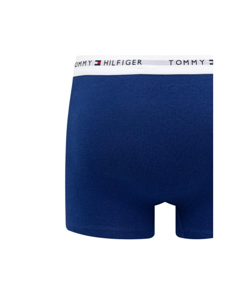 Boxer court homme vert Hilfiger – lot de 3 coton stretch
