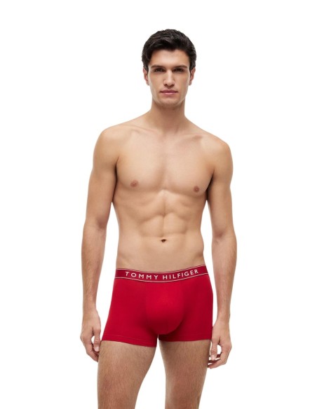 Boxer court homme blanc Hilfiger – lot de 3 coton stretch