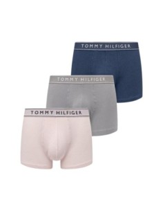 Boxer court homme gris Hilfiger – lot de 3 coton stretch
