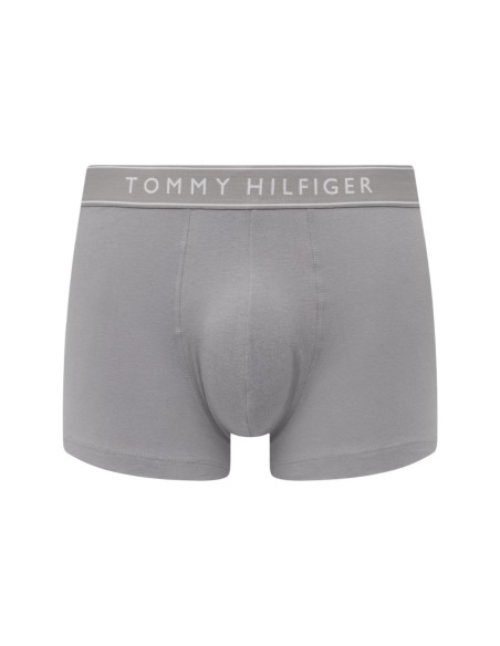 Boxer court homme gris Hilfiger – lot de 3 coton stretch