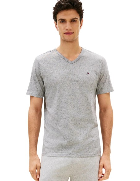 Tee-shirts homme noir Hilfiger – lot de 3 col V