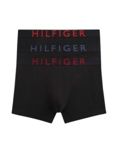 Boxer court homme noir Hilfiger – lot de 3 premium organique