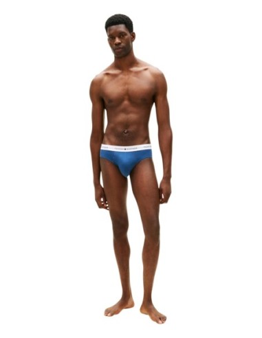 Brief homme bleu Hilfiger – lot de 3 organique
