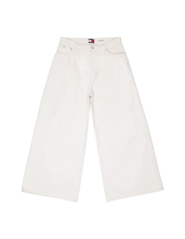 Jean femme beige baggy Tommy Hilfiger Jeans