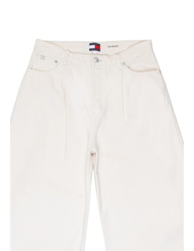 Jean femme beige baggy Tommy Hilfiger Jeans