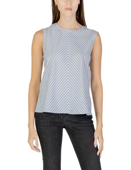 Débardeur femme bleu azur Tommy Hilfiger Jeans