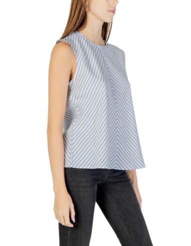 Débardeur femme bleu azur Tommy Hilfiger Jeans