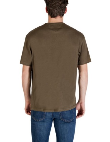 T?shirt homme vert coton Tommy Hilfiger Jeans