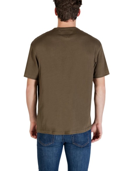 T?shirt homme vert coton Tommy Hilfiger Jeans