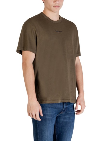T?shirt homme vert coton Tommy Hilfiger Jeans