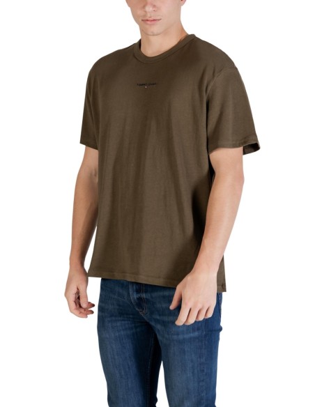 T?shirt homme vert coton Tommy Hilfiger Jeans