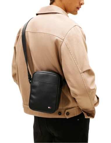 Sac homme noir bandoulière Tommy Hilfiger