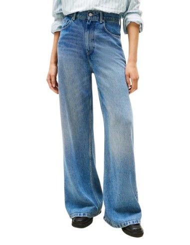 Jean femme bleu lyocell Tommy Hilfiger