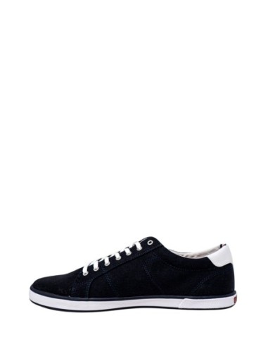 Baskets homme bleues tissu Tommy Hilfiger