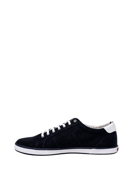Baskets homme bleues tissu Tommy Hilfiger
