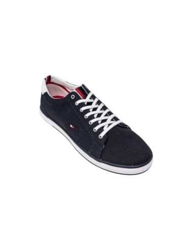 Baskets homme bleues tissu Tommy Hilfiger