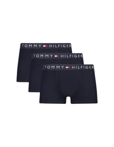 Boxer court homme noir Hilfiger – lot de 3 classique organique
