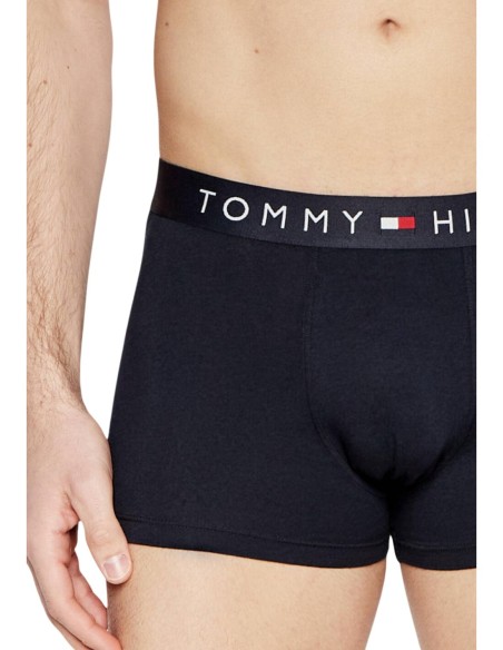 Boxer court homme noir Hilfiger – lot de 3 classique organique