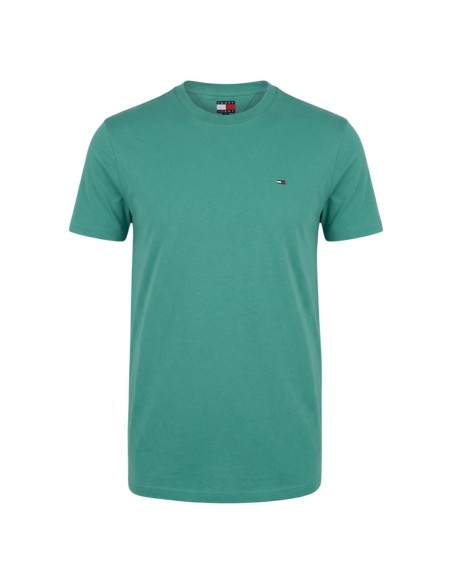 T?shirt homme vert coton bio Tommy Hilfiger Jeans