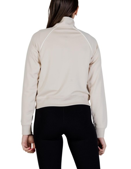 Sweat femme beige zippé Tommy Hilfiger Jeans