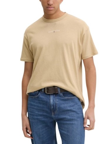 T-shirt homme Tommy Hilfiger beige