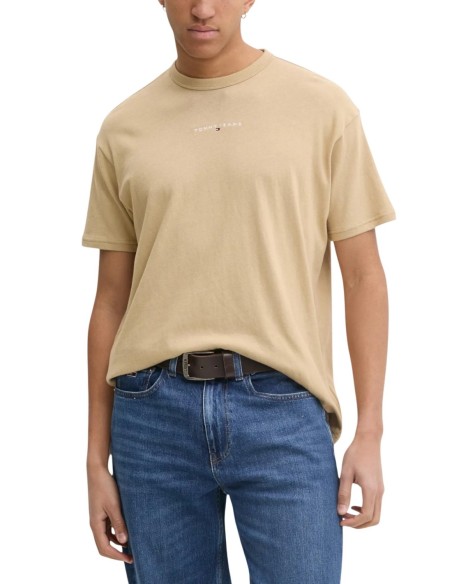 T-shirt homme Tommy Hilfiger beige