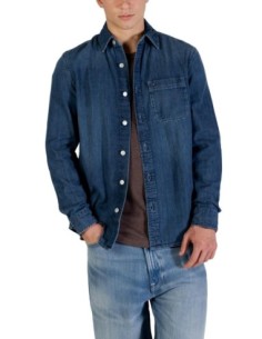 Chemise homme Tommy Hilfiger bleue