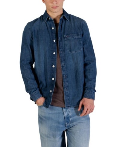 Chemise homme Tommy Hilfiger bleue