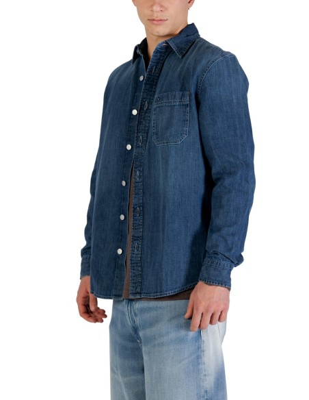 Chemise homme Tommy Hilfiger bleue