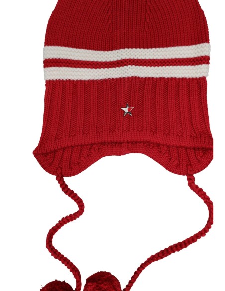 Bonnet femme Tommy Hilfiger rouge