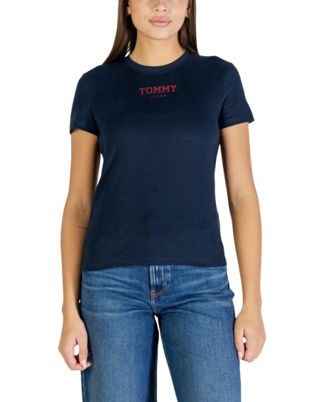 T-shirt femme Tommy Hilfiger bleu
