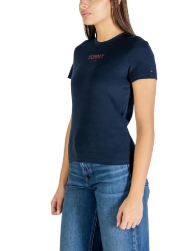 T-shirt femme Tommy Hilfiger bleu
