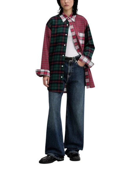Chemise femme Tommy Hilfiger rouge
