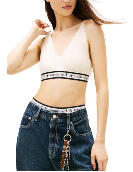 Top femme Tommy Hilfiger blanc