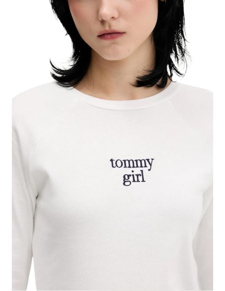 Pull femme Tommy Hilfiger blanc