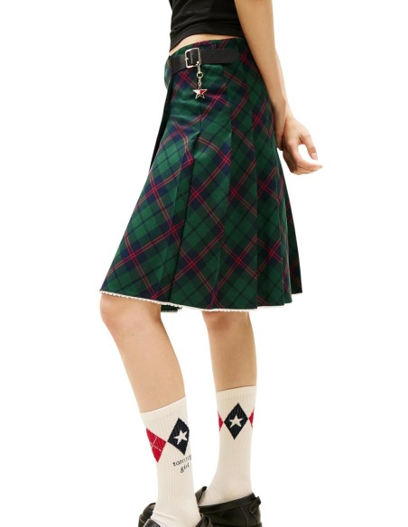 Jupe femme Tommy Hilfiger verte