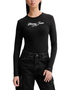 T-shirt femme Tommy Hilfiger noir