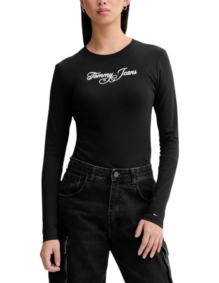 T-shirt femme Tommy Hilfiger noir