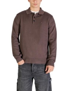 Pull homme Tommy Hilfiger marron