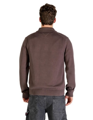 Pull homme Tommy Hilfiger marron