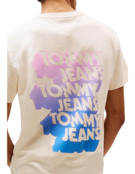 T-shirt homme Tommy Hilfiger beige