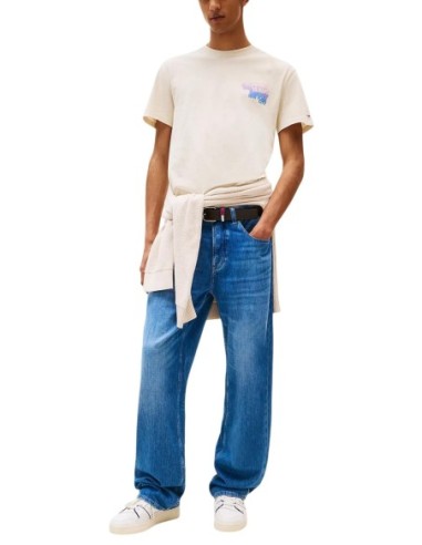 T-shirt homme Tommy Hilfiger beige